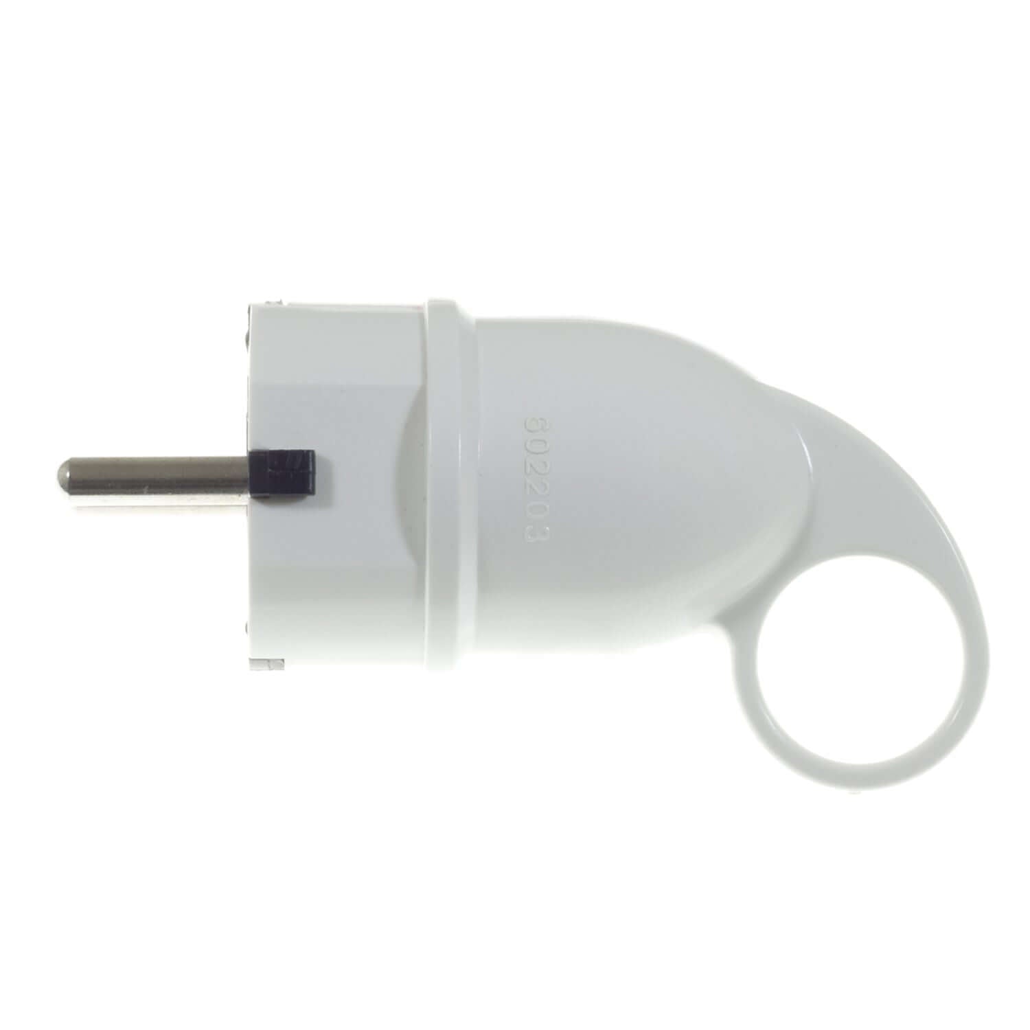 Spina Schuko Confort con anello 16A 250V - Bianco