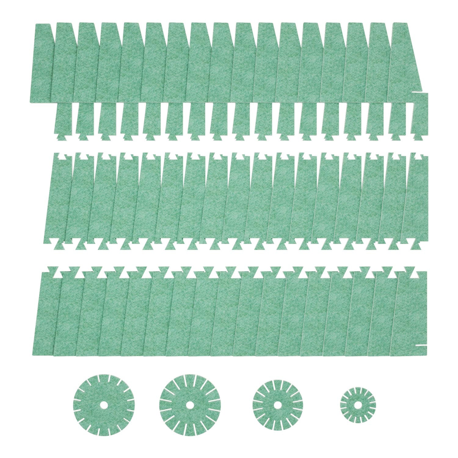 Struttura per lampada da terra SHHINE in materiale fonoassorbente - Verde melange