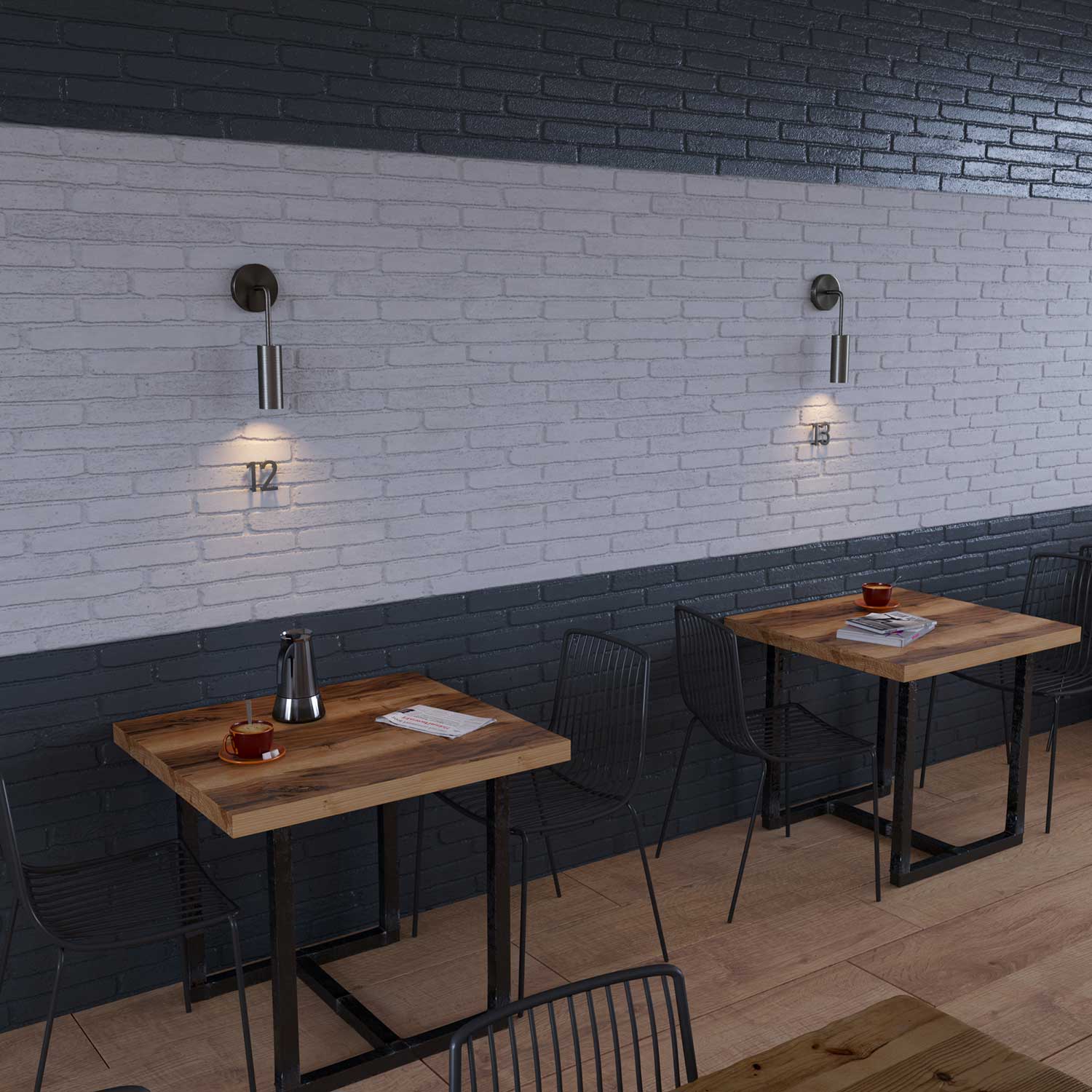 Tubo curvo di estensione 14 cm in metallo - Titanio satinato